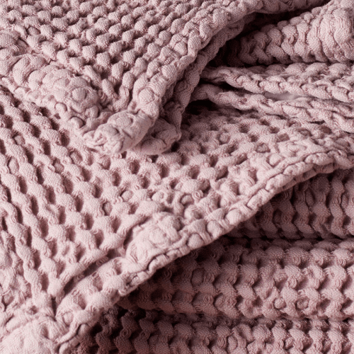 Image showing the Cotton Waffle Towel, Bath Towel, Vintage Rose product.