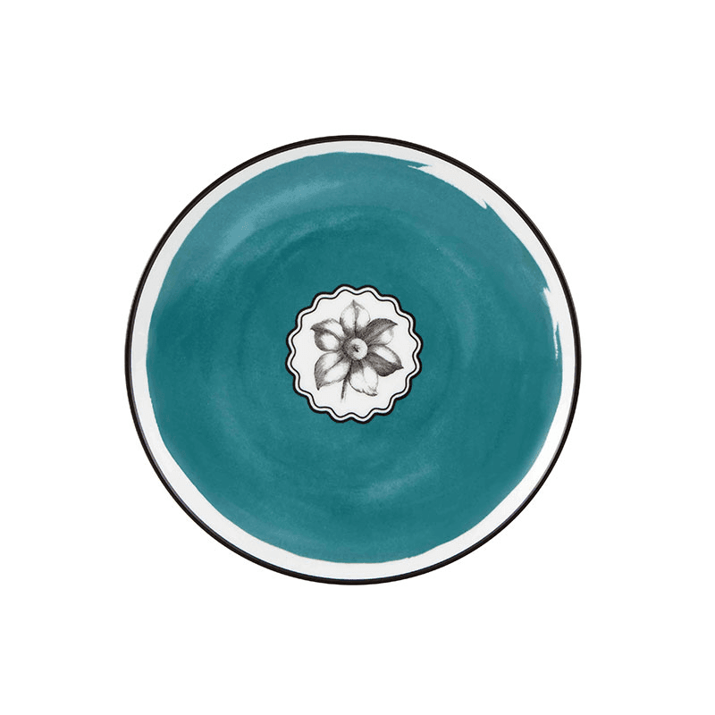 Herbariae Dessert Plate, D23cm, Peacock