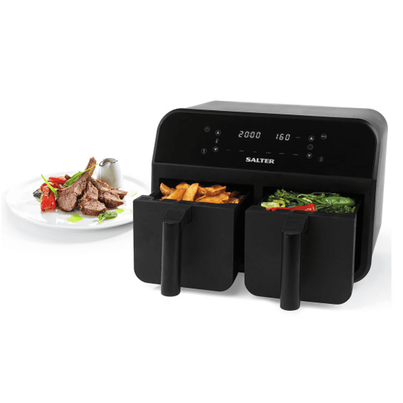 Dual Pro Air Fryer, 7.4L, Black