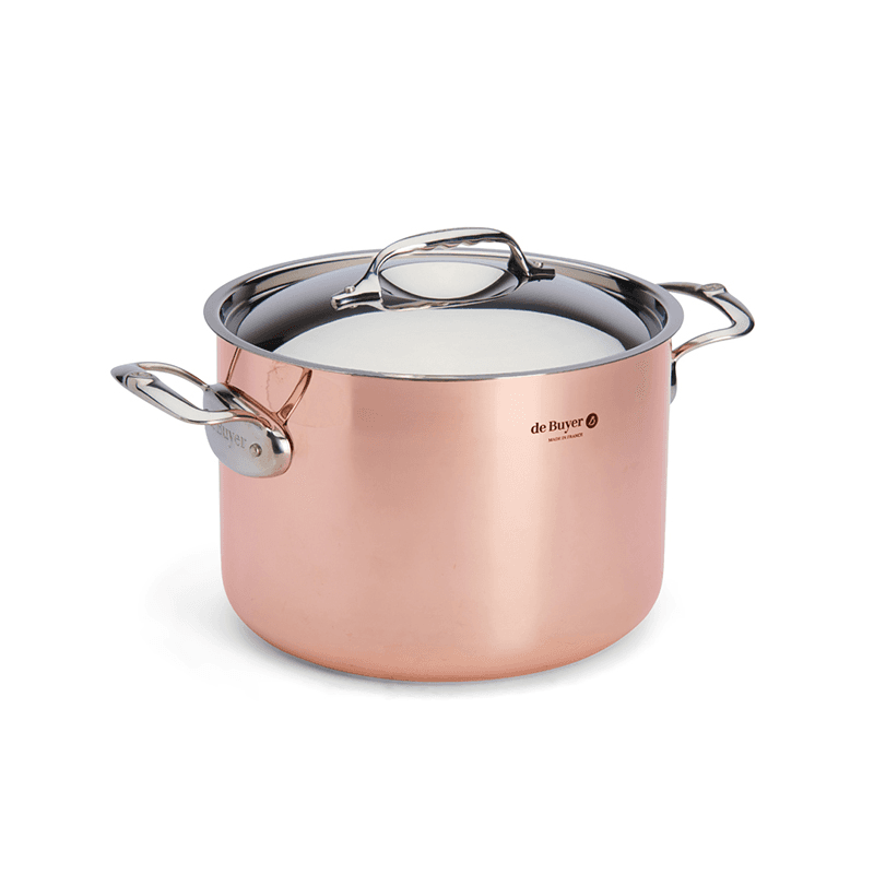 Prima Matera Casserole with Lid, 24cm, Copper