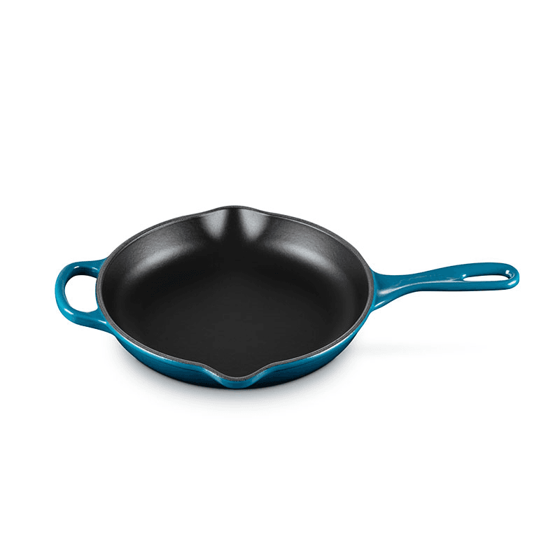 Le Creuset Signature Cast Iron 23cm Frying Pan Deep Teal