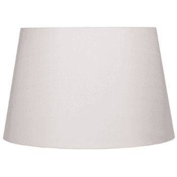 Image showing the Lamp Shade, Stretched Silk, Ivory, 35 x 28 x 23cm product.