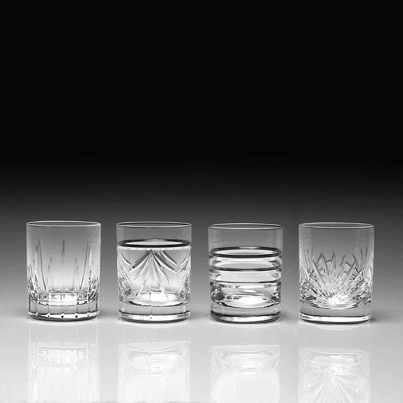 Dixie Set of 4 Shot Glasses, 60ml, Clear