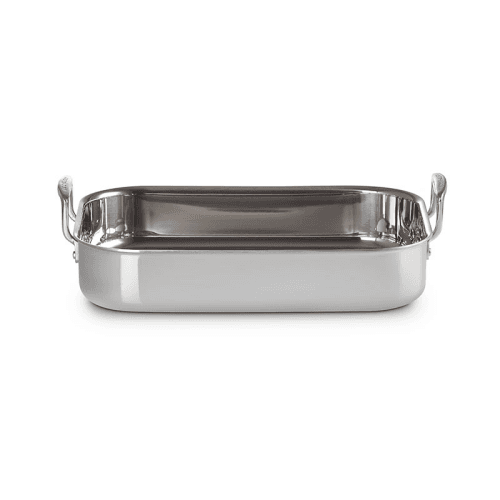 Image showing the Classic 3-ply Rectangular Roaster, 35cm, Stainless Steel product.