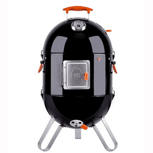 Image showing the Frontier V4 Charcoal BBQ Smoker, 43cm, Black product.