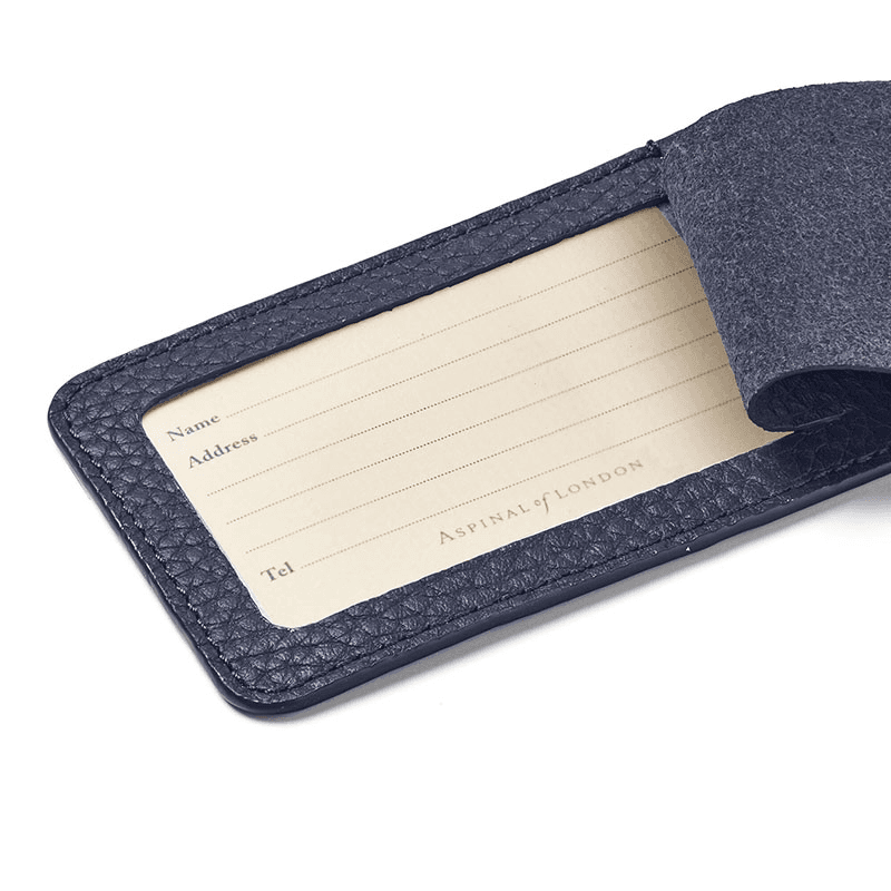 Luggage Tag, H11.5 x W6.5cm, NavyPebble