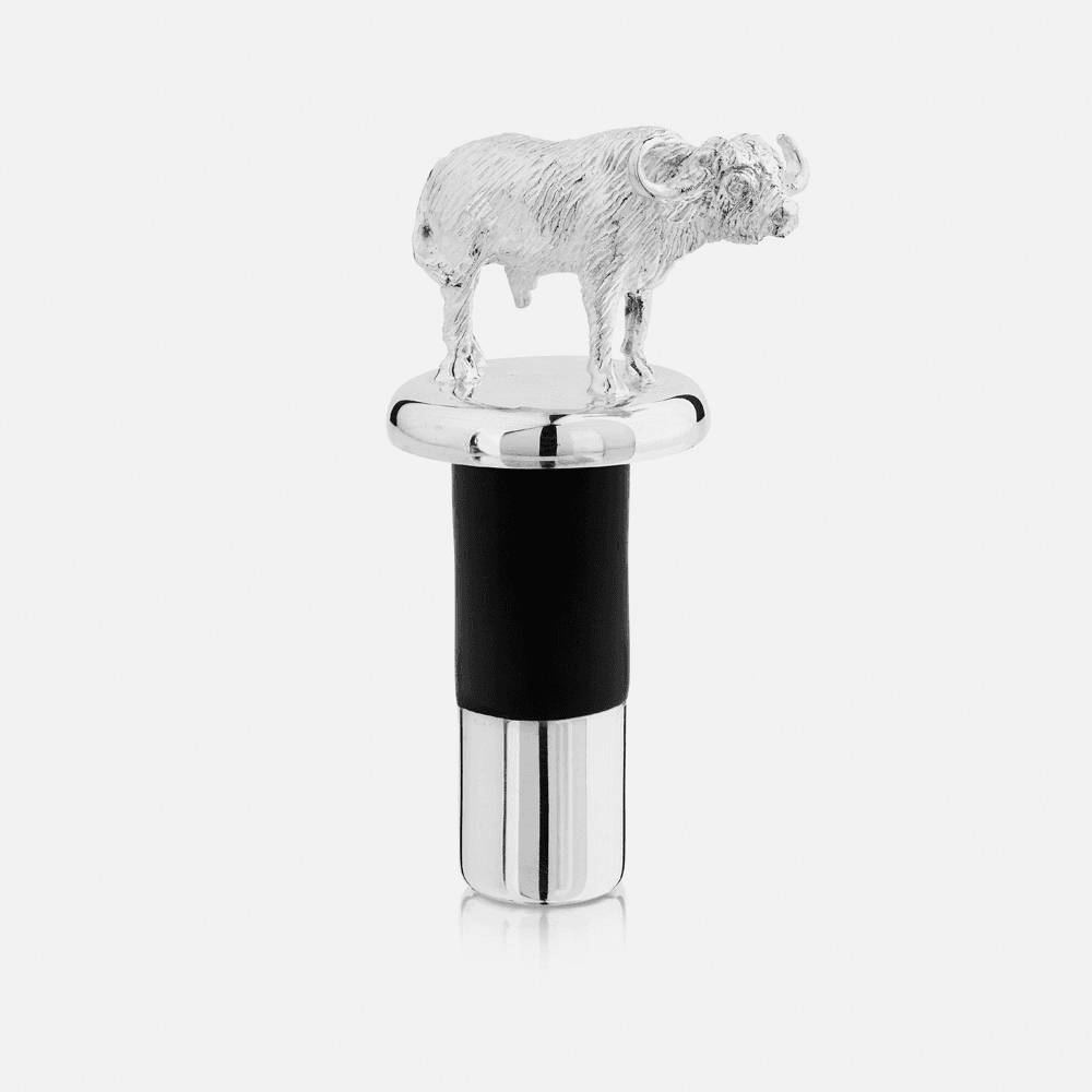 The Highland Safari Collection Stopper, D5 x H8cm, Buffalo