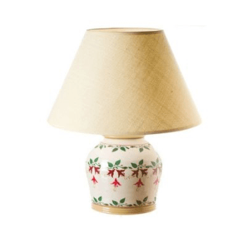 Lamp Base, Fuschia, Ceramic 7"