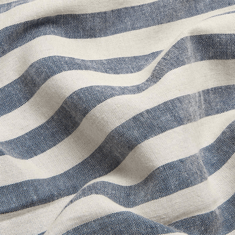 Pembroke Stripe Duvet Cover, Super King, Atlantic