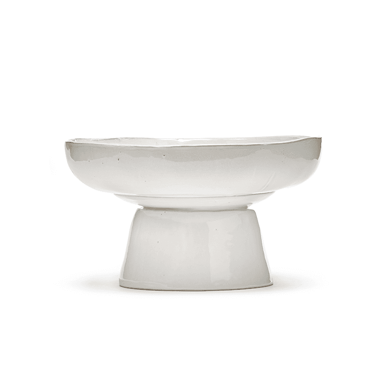 La Mère Serving Plate, D31cm, Off White