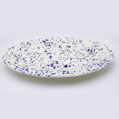 Image showing the Splatter Serving Platter, 44cm, Blueberry product.