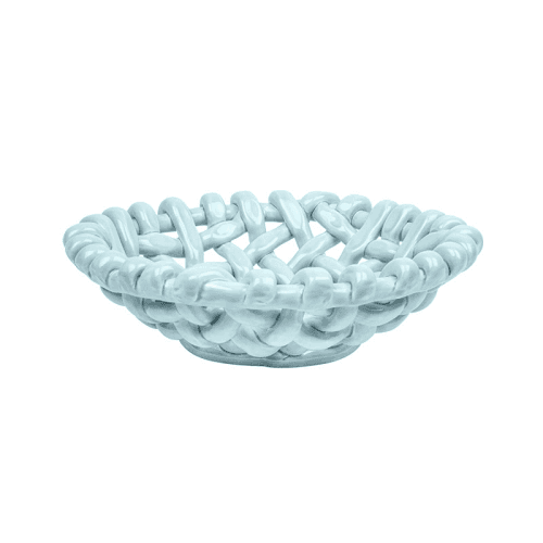 Image showing the Juicy Basketweave Bowl, D31cm, Sky Blue product.