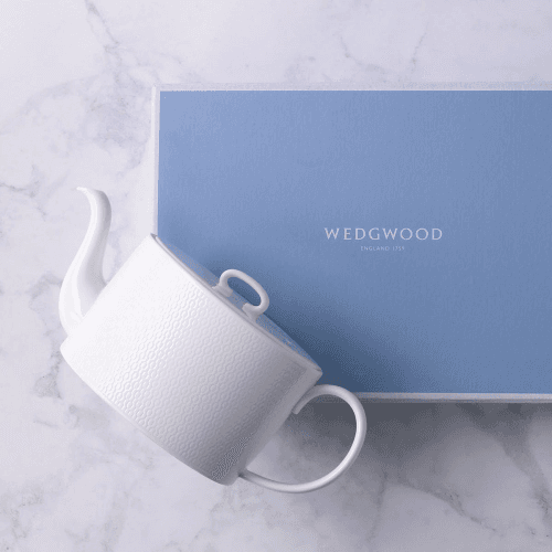 Image showing the Gio Teapot, White/ Bone China product.