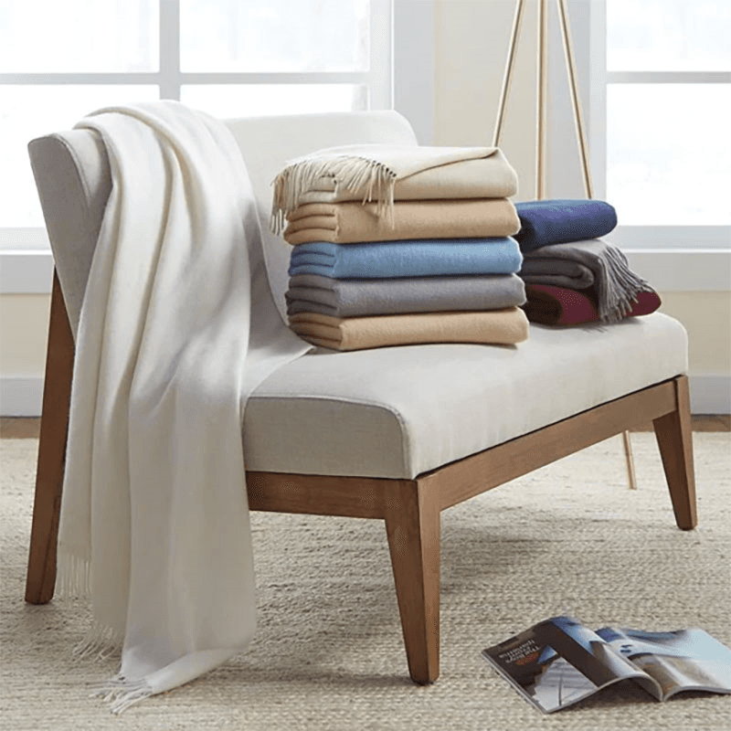 Matese Throw, W127 x L178cm, Merlot