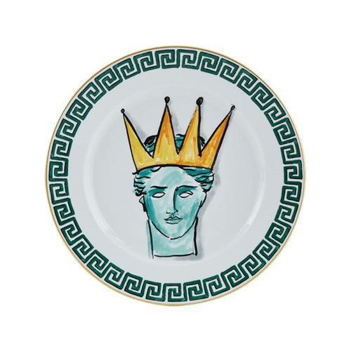 Image showing the Il Viaggio Di Nettuno Plate, D28cm, White product.