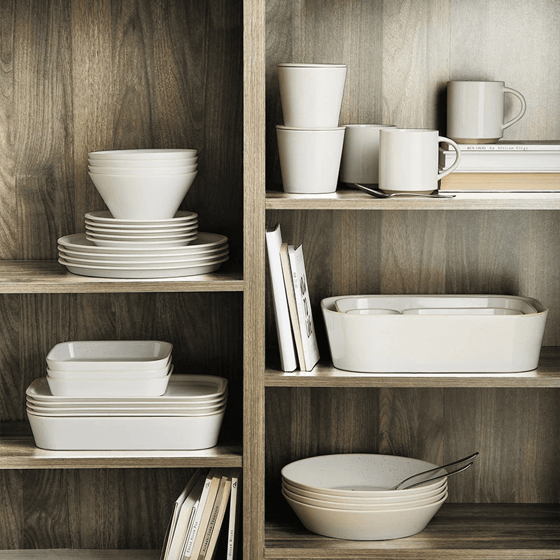 Urban Dining 5 Piece Cook and Serve Set, White
