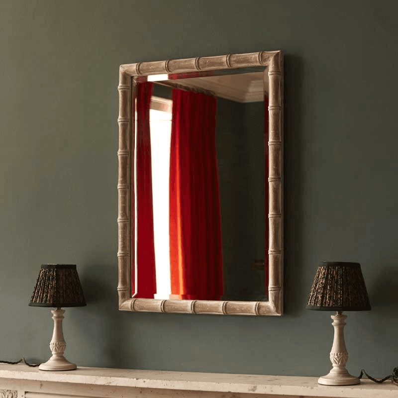 Baloo Mirror, 71cm x 50cm, Natural, Whitewash
