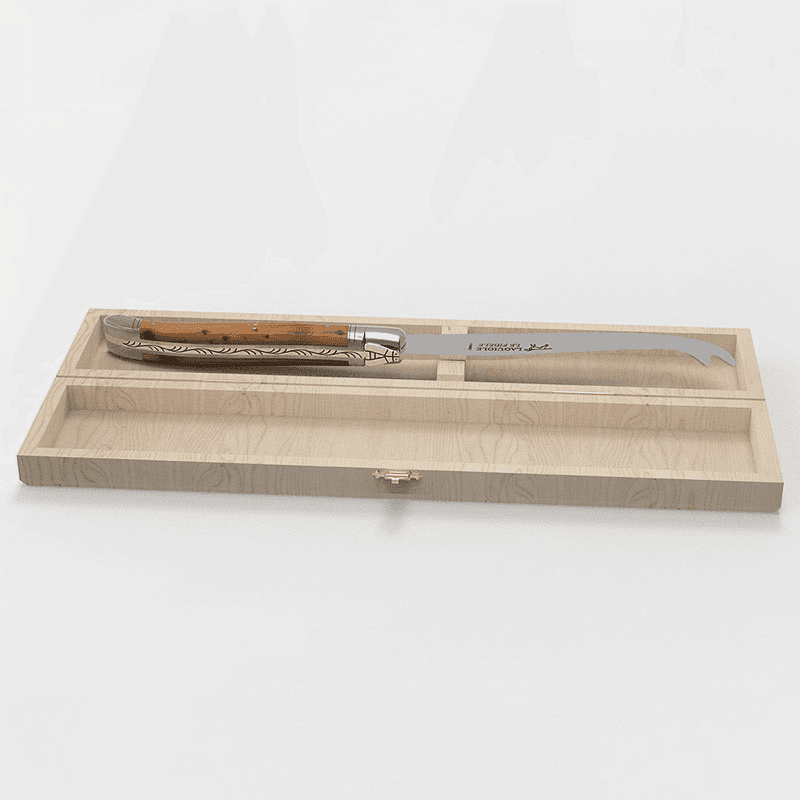 Laguiole Cheese Knife, Juniper Handle
