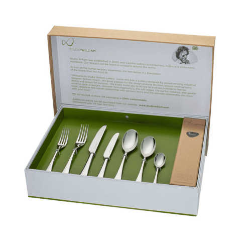 Image showing the Tilia Crackle 56  Piece Cultery Set, Mirror Finish product.