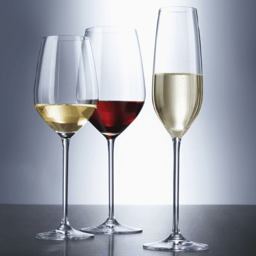 Image showing the Fortissimo Set of 4 Champagne Flute, 240ml, Clear product.