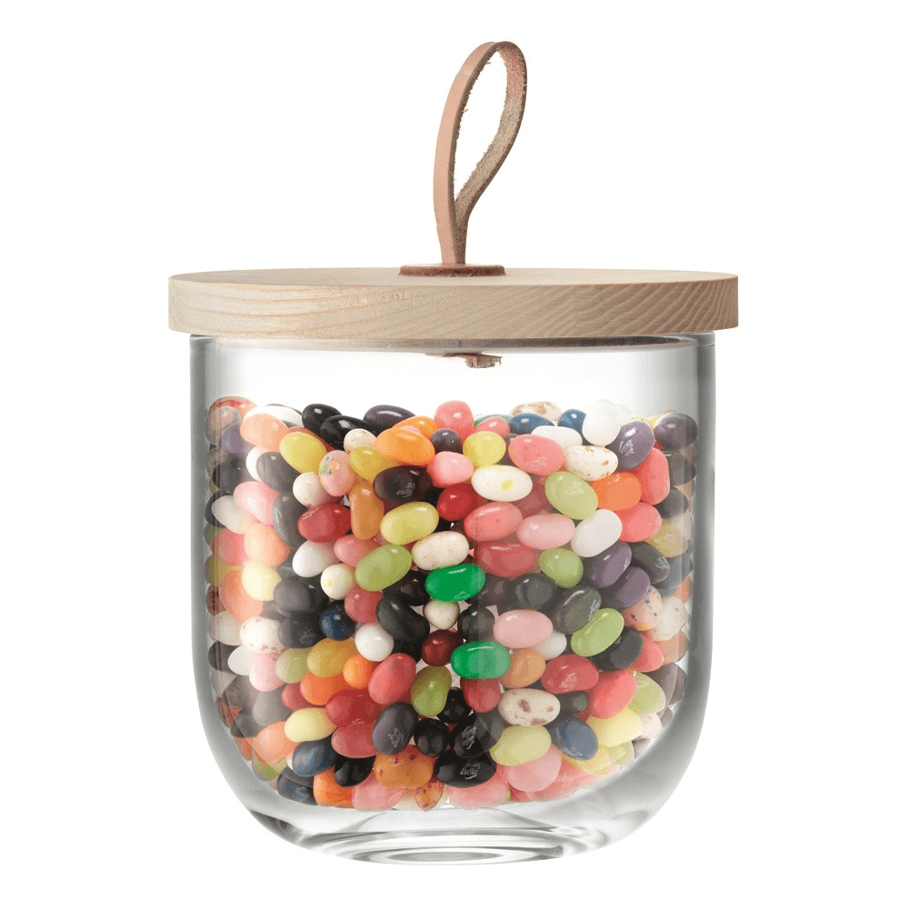 Ivalo Storage container with ash lid, H15.5cm, clear
