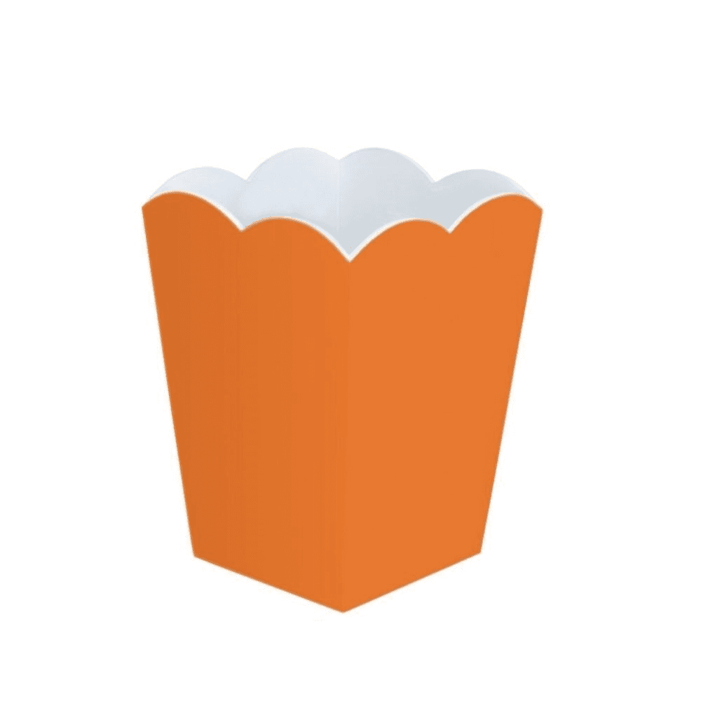 Orange & White Bin H30cm, Orange & White