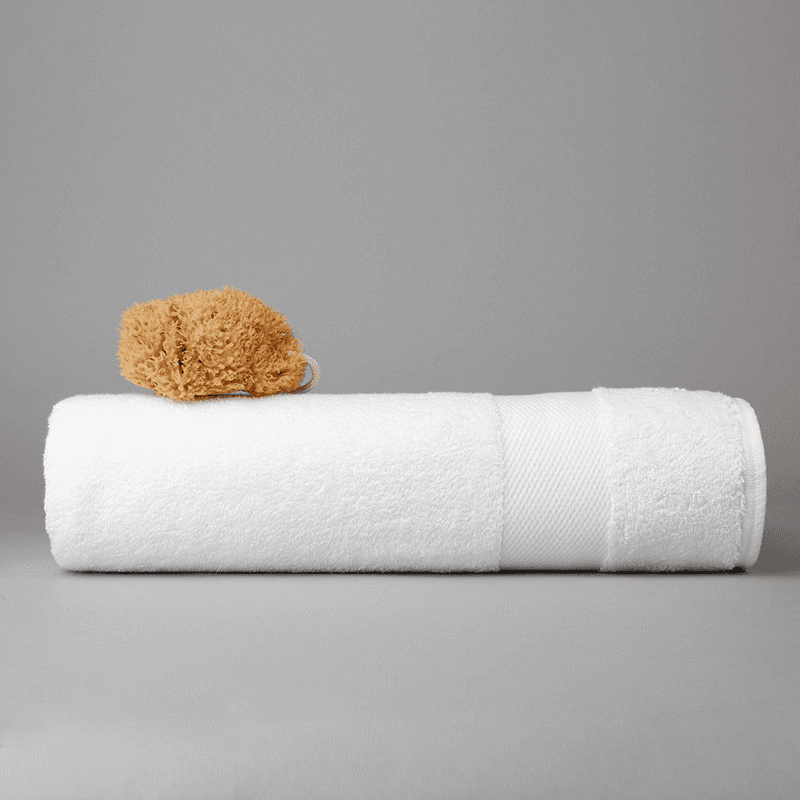 Organic 600gsm The Bath Sheet, 100 x 160cm, White