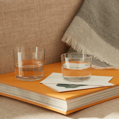 Image showing the Gio Set of 4 Low Tumblers, 310ml, Clear product.