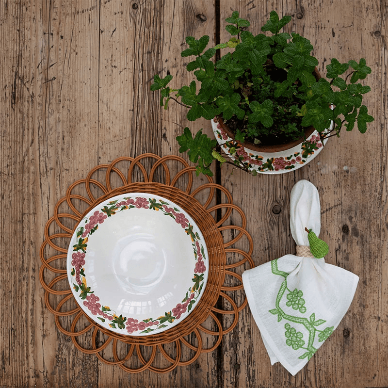 Pear Set of 4 Napkin Rings