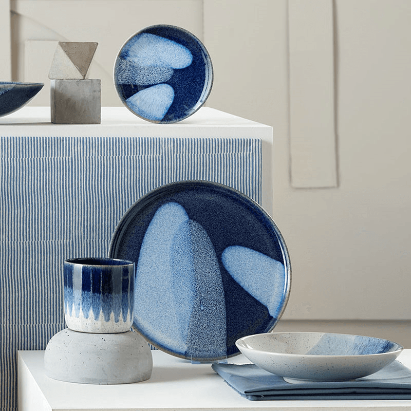Studio Accent Pot, 670ml, Blue
