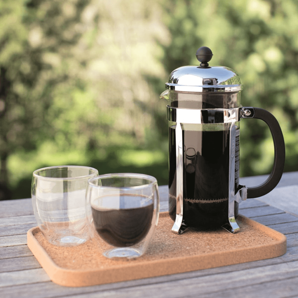 Chambord 8 cup coffee maker, 1 litre, Shiny
