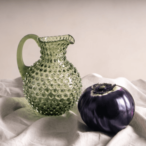 Image showing the Hobnail Jug, 2l, Olive Green product.