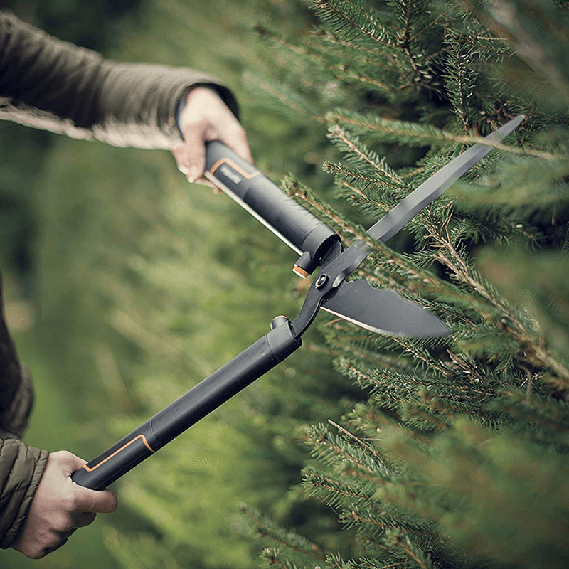 SingleStep Hedge Shear Wavy Blade HS22, Black/Orange
