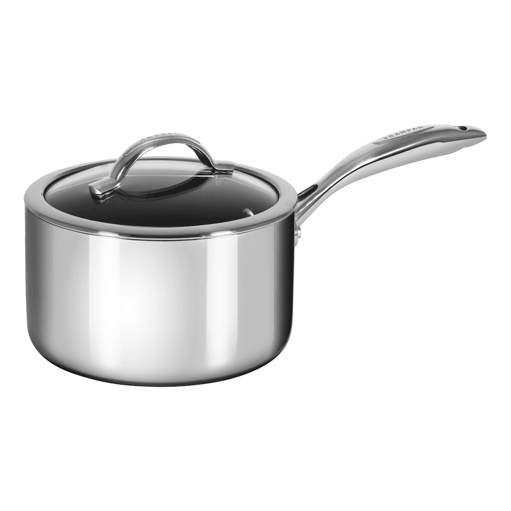 HaptIQ Saucepan with lid, Dia18cm, Metallic