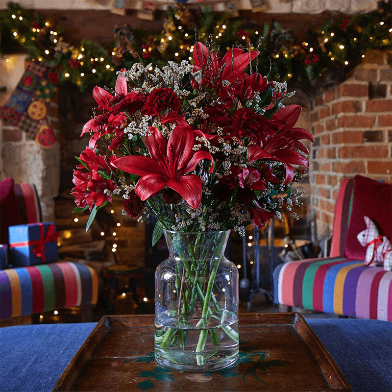 Classic 12 Month Flower Subscription and Bespoke Vase