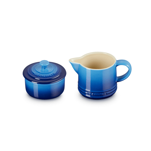 Image showing the Stoneware Milk & Sugar Set, Azure product.