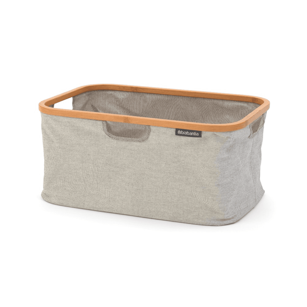 Foldable Laundry Basket, 40 Litre, Grey
