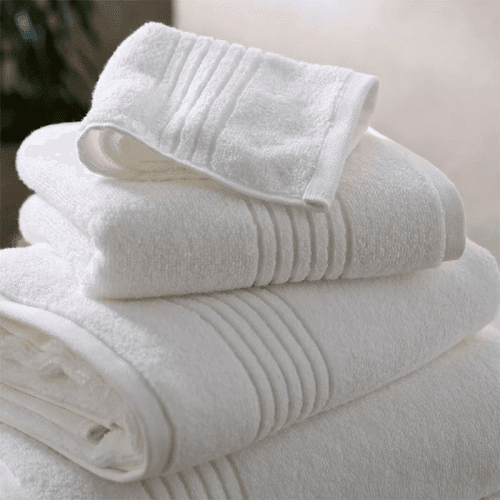 Image showing the Ultra Soft Cotton Bath Towel, 70 x 125cm, White product.