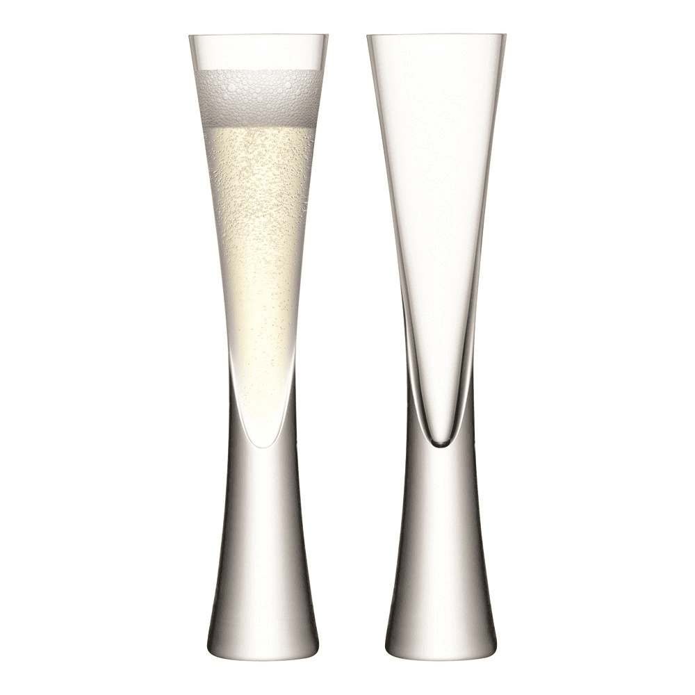 Moya Pair of Champagne flutes, 170ml, clear