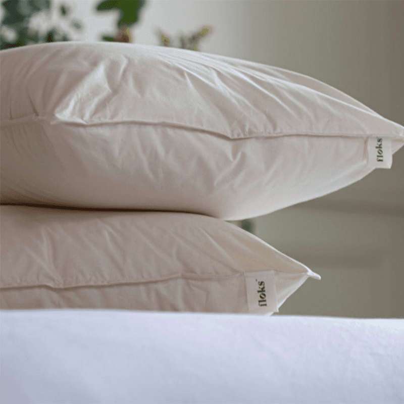 Medium Firmness Organic Wool Regular Pillow, 50 x 75cm, Cream