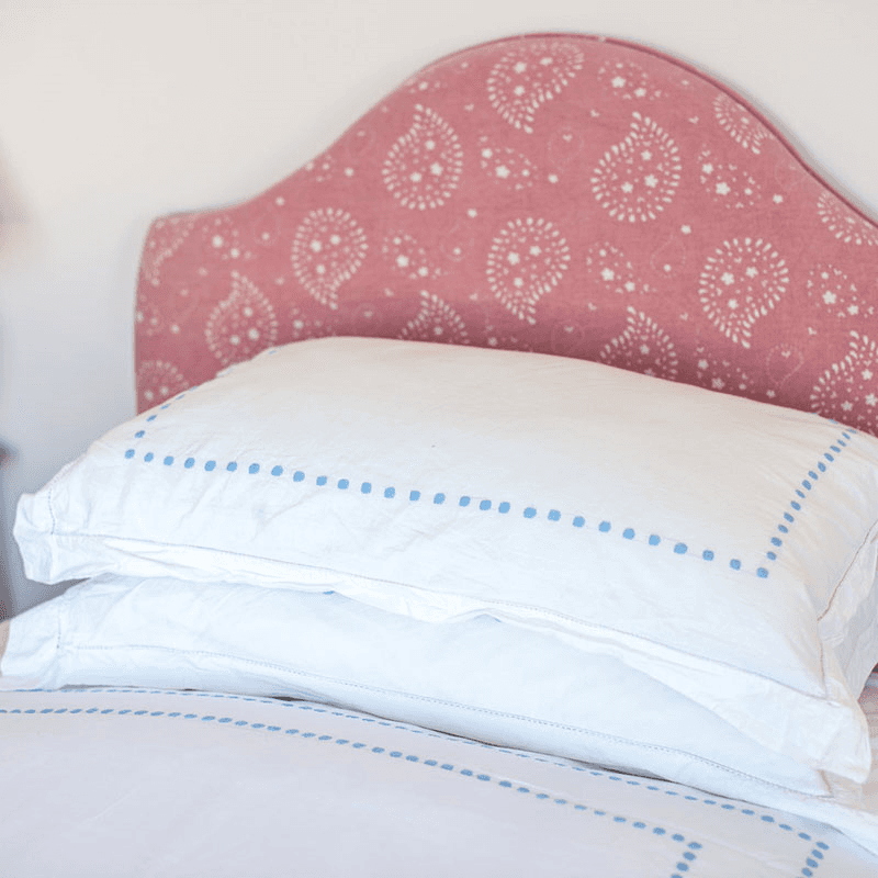 Dots Standard Pillowcase, Blue