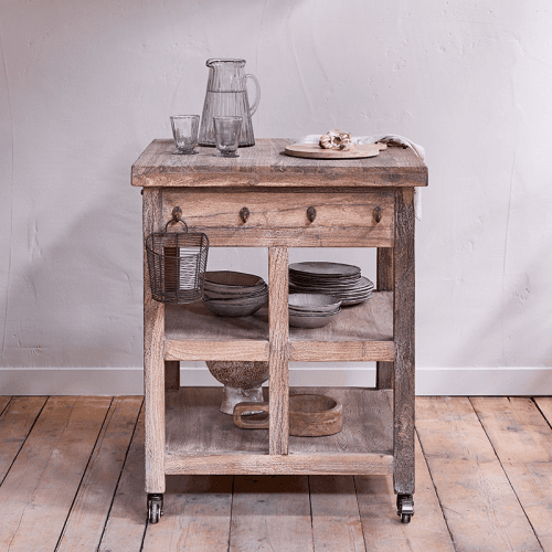 Image showing the Tivu Butchers Block, H94cm, Reclaimed Wood product.