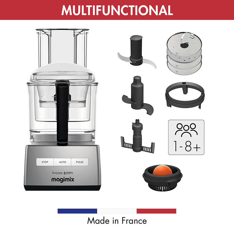 5200 XL Food processor 18591, 3.6L, Satin