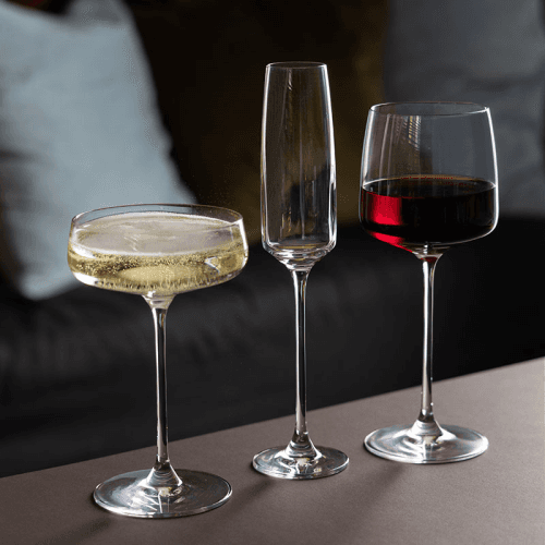Image showing the Elevate Set of 2 Flutes, 170ml, Clear product.