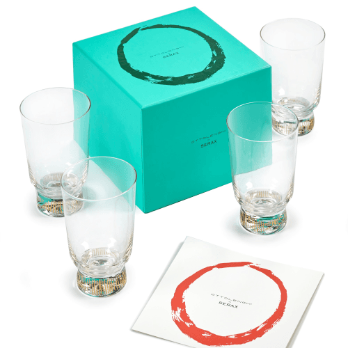 Image showing the Ottolenghi Set of 4 small tumbler, D8, Clear product.