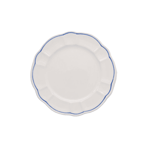 Image showing the Romilly Set of 4 Side Plates, D21cm, Blue product.