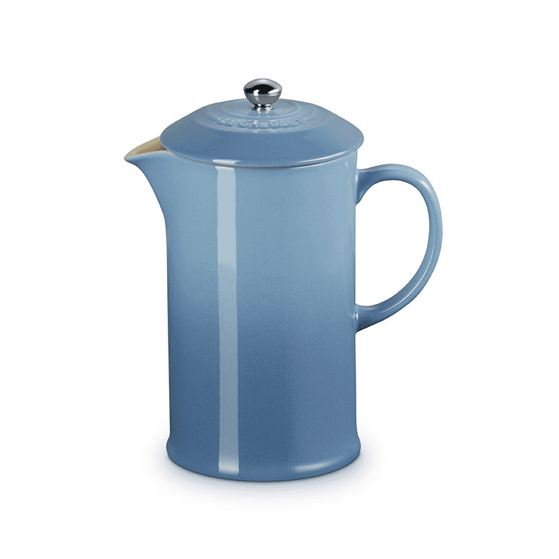 Stoneware Cafetiere, 1L, Chambray