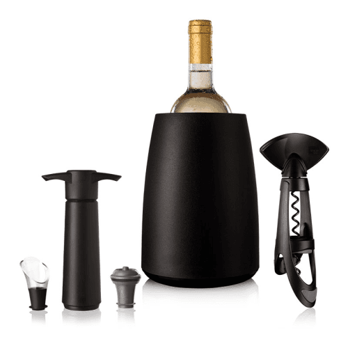 Image showing the 5 Piece Wine Elegant Set, Black product.