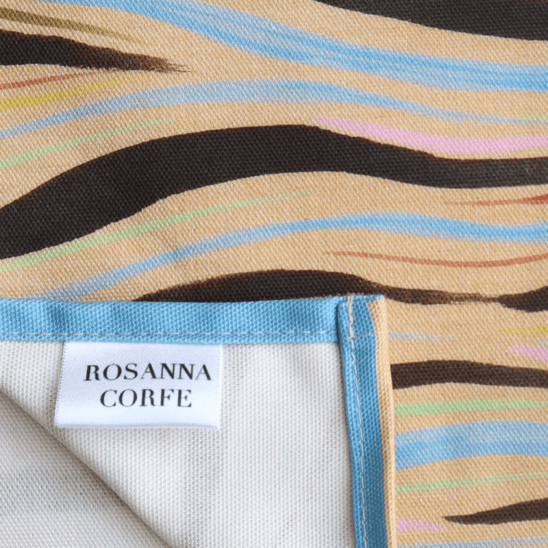 Zebra Set of 4 Organic Cotton Napkins, 45 x 40cm, Multi