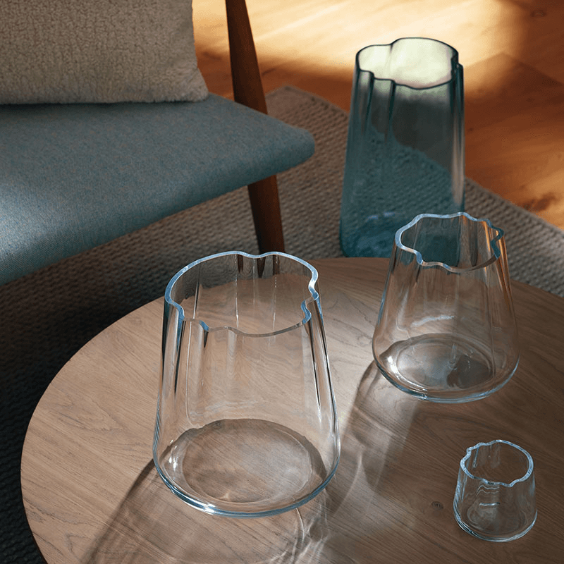 Lagoon Tealight Holder/Vase, H8cm, Clear